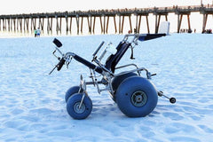 DeBug Mobility Elevating Leg Rest All Terrain Beach Wheelchair