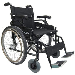 Karman Healthcare KM-8520 22″ Wide Seat Bariatric Folding Wheelchair