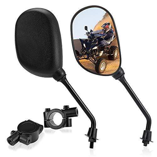 Set of ATV Rear View Mirror, ISSYAUTO 360 Degrees Ball-Type Side Rearview Mirror with 7/8