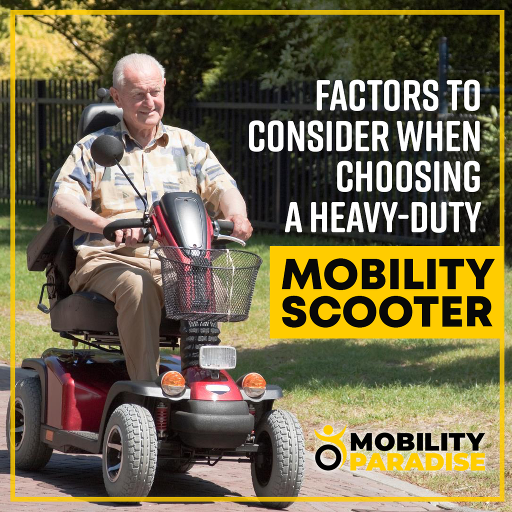 Factors to Consider When Choosing a Heavy-duty Mobility Scooter