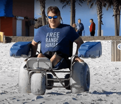 DeBug Mobility EZ Roller Floating Surf Wheelchair