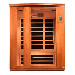 Golden Designs Lugano - 3 Person Low EMF FAR Infrared Sauna