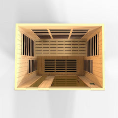 Golden Designs Lugano - 3 Person Low EMF FAR Infrared Sauna