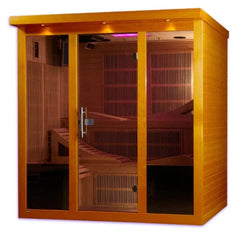 Golden Designs Monaco - 6 Person Near Zero EMF FAR Infrared Sauna