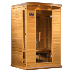 Maxxus "Cholet Edition" 2 Person Near Zero EMF FAR Infrared Sauna - Canadian Red Cedar