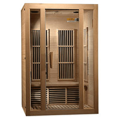 Maxxus Seattle 2-Person Low EMF FAR Infrared Sauna with Canadian Hemlock