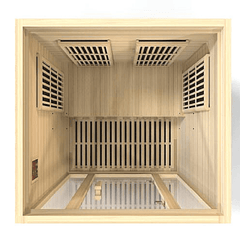 Maxxus Seattle 2-Person Low EMF FAR Infrared Sauna with Canadian Hemlock