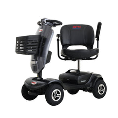 Metro Mobility Patriot 12Ah 4-Wheel Mobility Scooter - black color front left view
