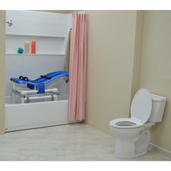 MJM One Step Locking System Articulating Dual Shower/Transfer Chair D191-M-A-SLIDE-N
