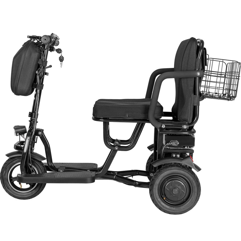 MotoTec 48V/10Ah 700W Folding 3-Wheel Mobility Scooter
