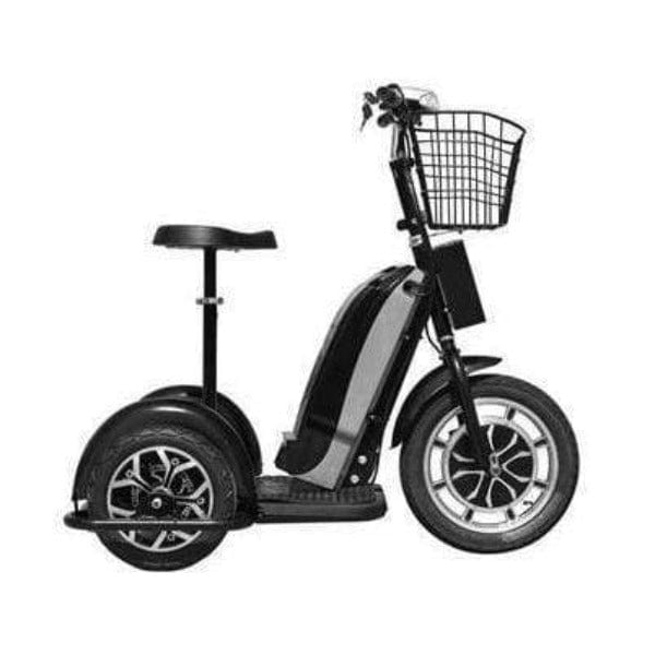 MotoTec 48V/12Ah 800W 3-Wheel Electric Scooter MT-TRK-800- right side view