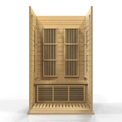 MX-K206-01 Maxxus 2 Person Low EMF FAR Infrared Sauna Canadian Hemlock