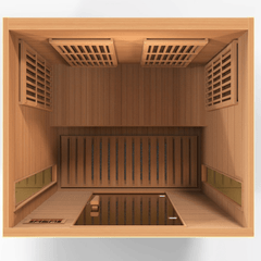 MX-K206-01 Maxxus Low EMF FAR Infrared Sauna Canadian Red Cedar