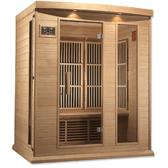 MX-K306-01 Maxxus Low EMF FAR Infrared Sauna Canadian Hemlock