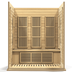 MX-K306-01 Maxxus Low EMF FAR Infrared Sauna Canadian Hemlock