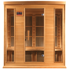 MX-K406-01 Maxxus Low EMF FAR Infrared Sauna Canadian Red Cedar