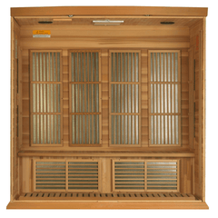 MX-K406-01 Maxxus Low EMF FAR Infrared Sauna Canadian Red Cedar