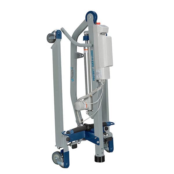 Proactive Medical Protekt Take-A-Long Folding Electric Patient Lift 33400P- back / folded view