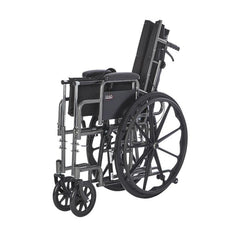 Rhythm Health Care Deluxe Reclining Desk Arm Wheelchair -Elevating Legrest