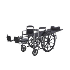 Rhythm Health Care Deluxe Reclining Desk Arm Wheelchair -Elevating Legrest