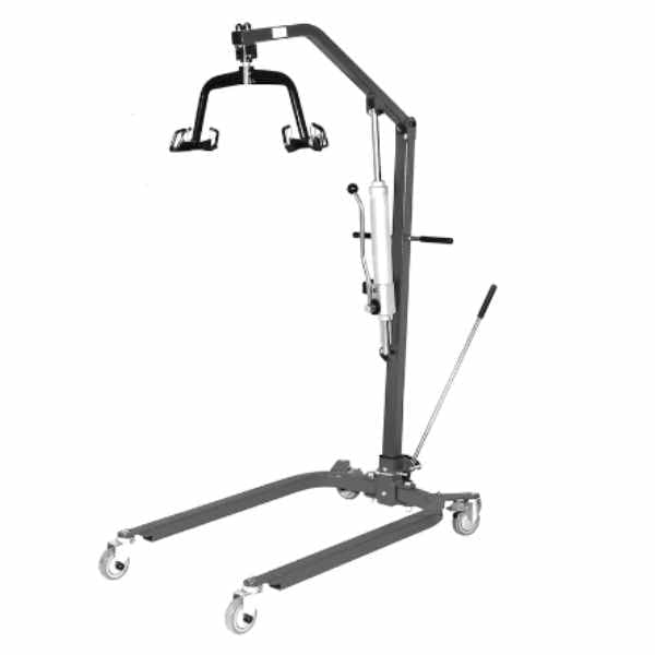 Rhythm Healthcare Hydraulic Patient Lift, Without Sling, 400 lbs Weight Capacity
