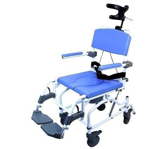 Healthline EZee Life 15″ Seat Shower Commode Chair With Tilt