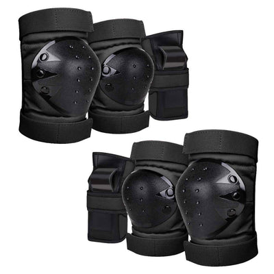 3-in-1 Protective Gear Set for Multi-Sports (knee-pads,Elbow Pads,Wrist Guards)