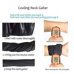 4pcs Breathable Cooling Neck Gaiter