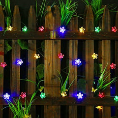 50 LED Multi-Colored Solar String Garden Lights