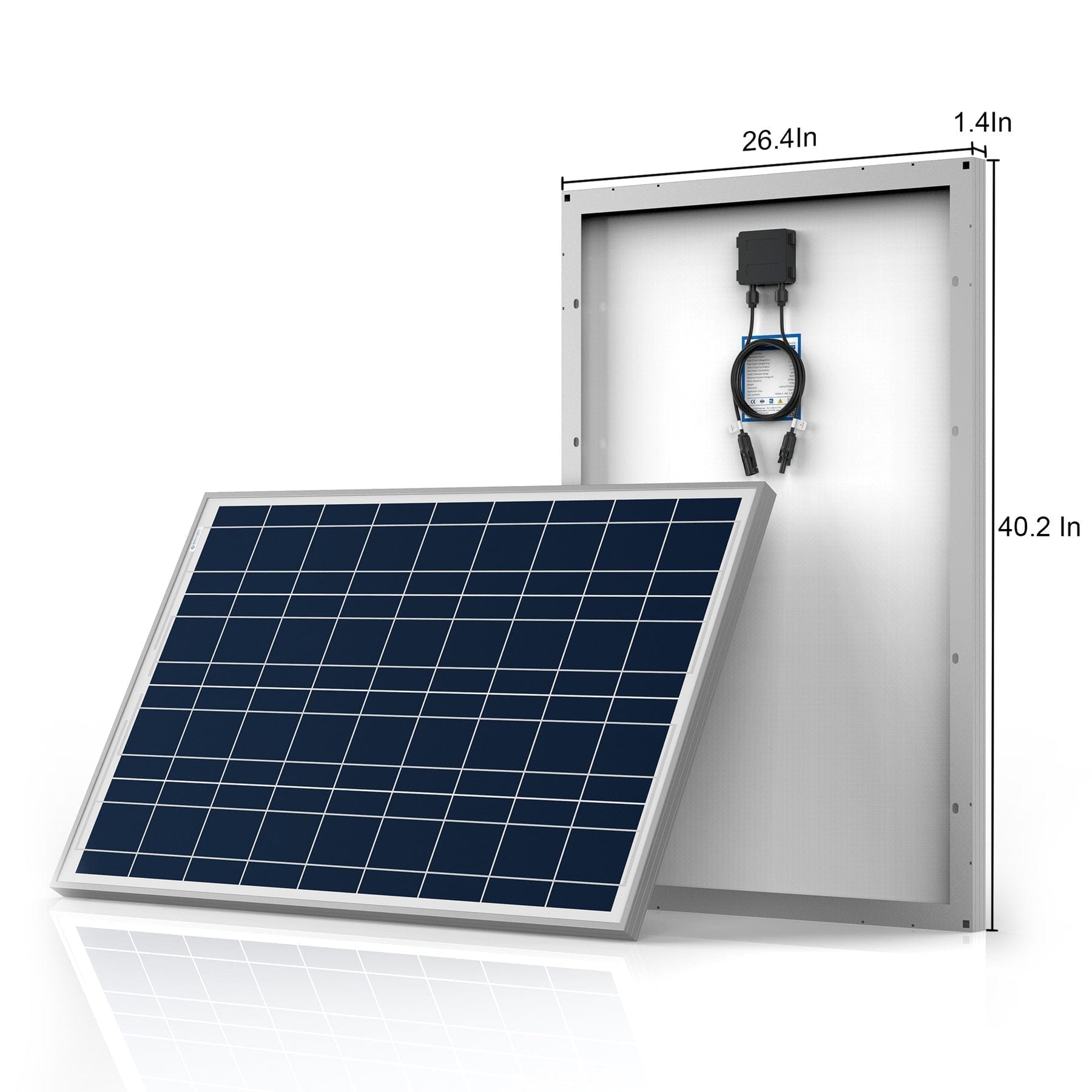 ACOPOWER 4x 100W 12V Polycrystalline RV Solar Kit HY-SPKP-400W40A