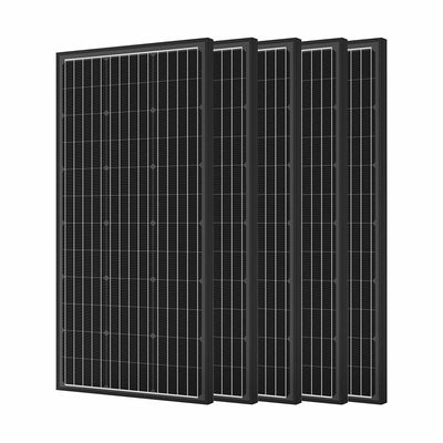 ACOPOWER 5x 100W 12V Monocrystalline Solar Panel HY5x100-12MB