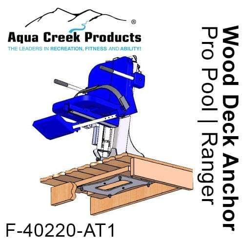 Aqua Creek Wood Deck Applications (Hdwr not included) F-40220-AT1