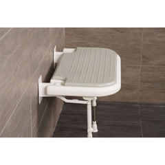 Arc First 4000 Series 26" Wide Folding Shower Seat with Gray Pad 04570P