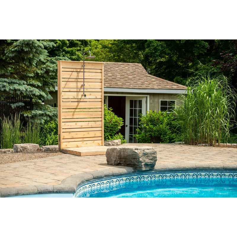 Canadian Timber Savannah Hot & Cold Standing Outdoor Shower CTC205