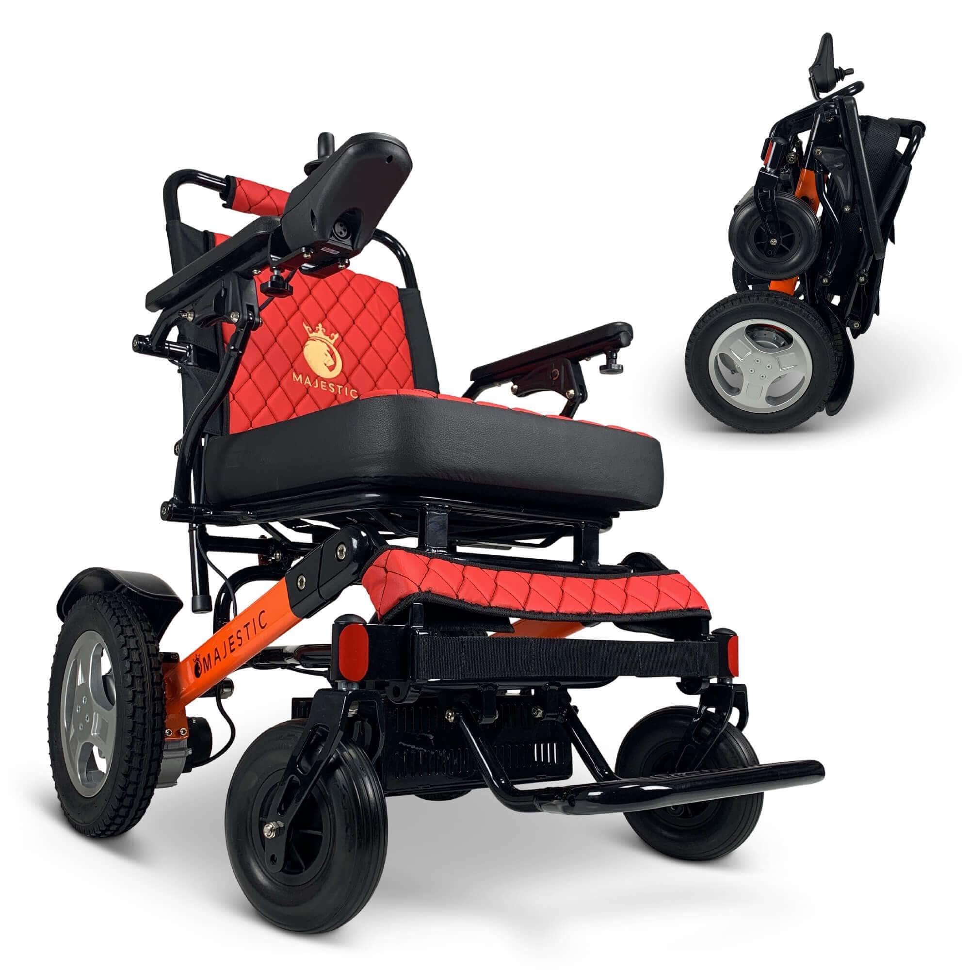 ComfyGo Patriot-10 7Ah 250W 20" Wide Seat Folding Electric Wheelchair