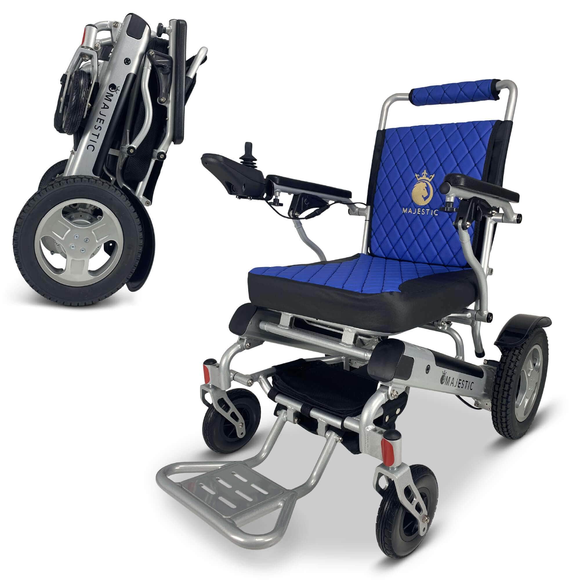 ComfyGo Patriot-11 6Ah 250W 20" Wide Seat Folding Electric Wheelchair