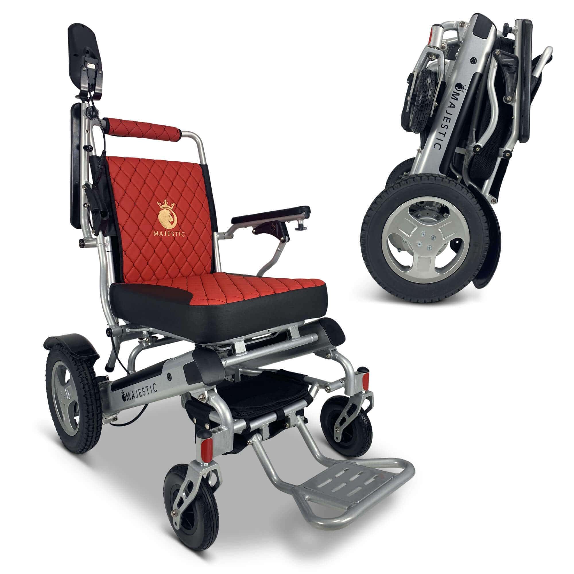 ComfyGo Patriot-11 6Ah 250W 20" Wide Seat Folding Electric Wheelchair
