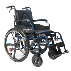 ComfyGo X-1 17.5" Wide Seat Manual Folding Electric Wheelchair