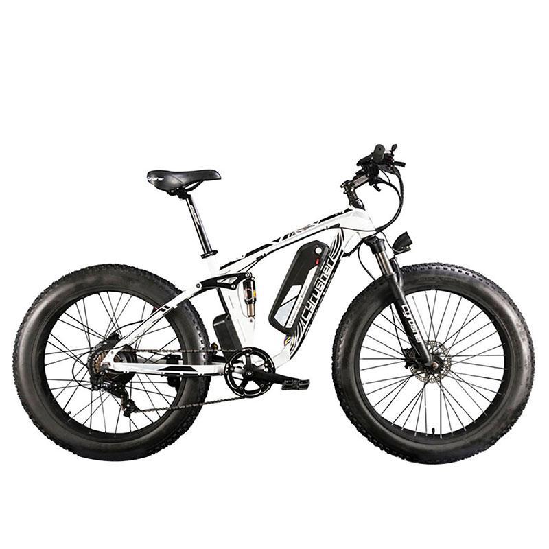 Cyrusher XF800 48V/17Ah 750W Full Suspension Fat Tire Electric Mountain Bike