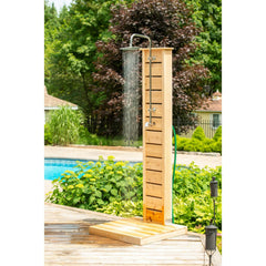 Dundalk Canadian Timber Sierra Pillar Hot & Cold Outdoor Shower CTC105