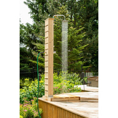 Dundalk Canadian Timber Sierra Pillar Hot & Cold Outdoor Shower CTC105