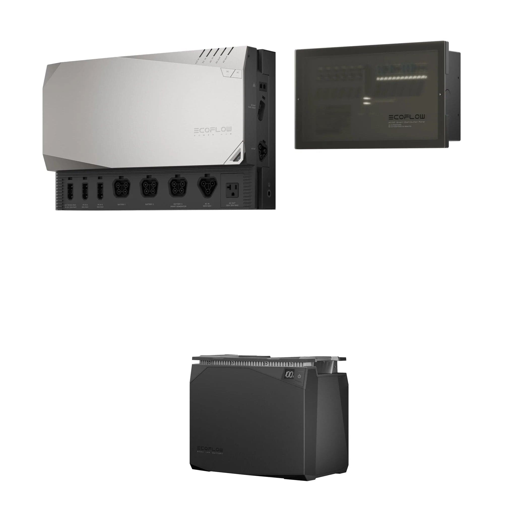 EcoFlow 1x 5kWh LFP Battery + 1x Power Hub + 1x Distribution Panel Prepared Power Kit