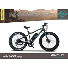 Emojo Wildcat Pro 500 48V/10.4Ah 500W Fat Tire Electric Mountain Bike