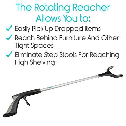 Extra Long Rotating Reaching Tool for Mobility Assist – Mobility Paradise