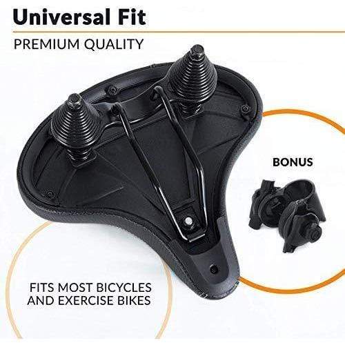 Extra Wide and Padded Universal Bike Seat Replacement