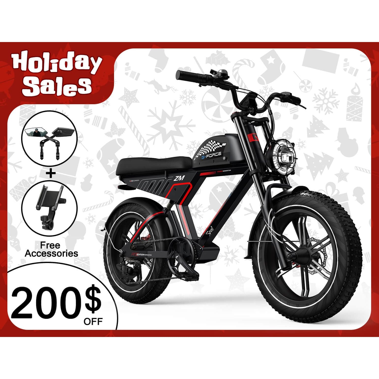 form Milliard Takt G-Force ZM 48V/20Ah 750W Fat Tire Electric Bike – Mobility Paradise