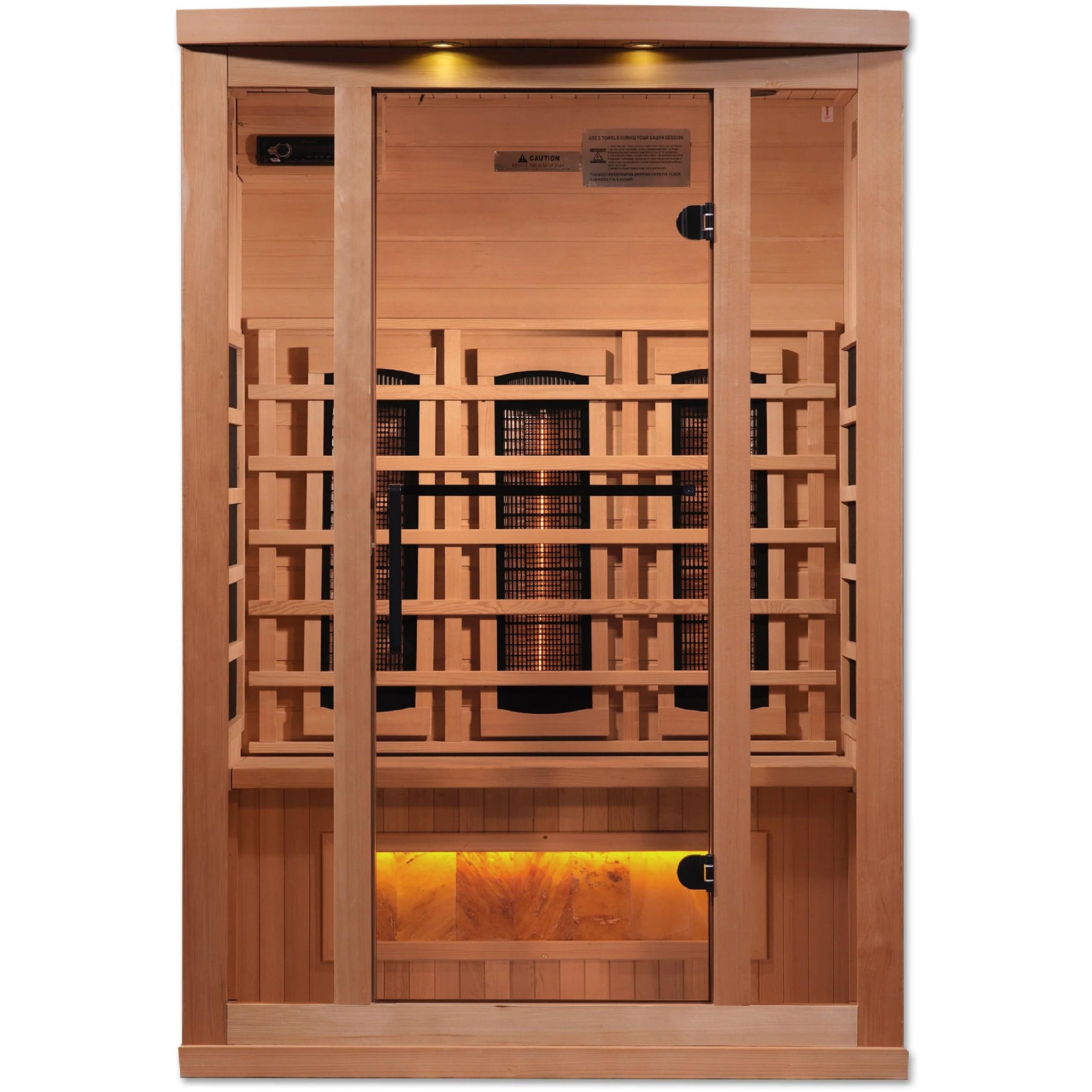 Golden Designs Reserve Edition Full Spectrum Indoor 2 Person Far Infrared Sauna