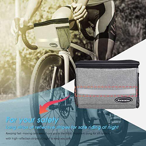 Handlebar Insulated Bag with Touchable Phone Pouch