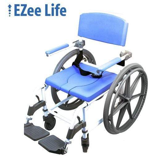 Healthline EZee Life 18″ Seat Shower Commode Chair With Tilt 180