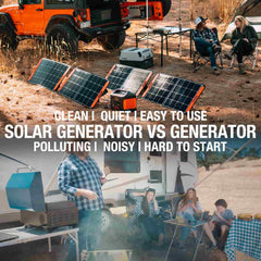 Jackery 1500_4SS100 + 4x SolarSaga 100W Solar Panel Solar Generator Kit T1G4SP1500G100SP